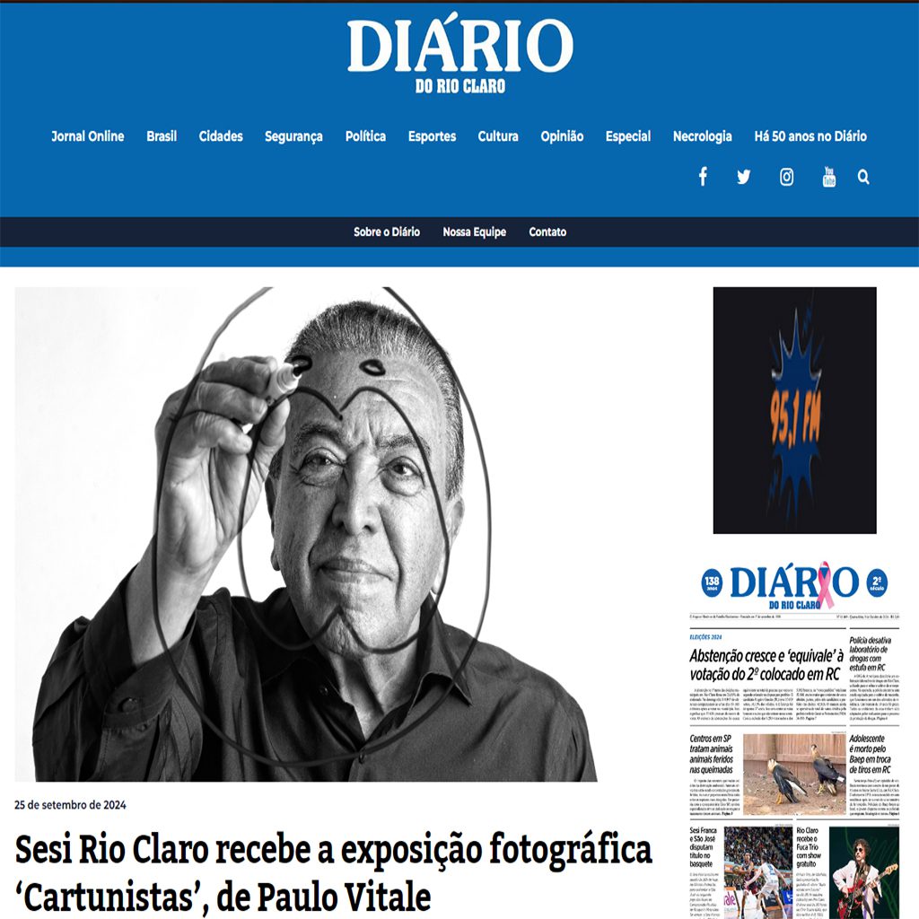 Diário do Rio Claro: Sesi Rio Claro recebe a exposição fotográfica ‘Cartunistas’