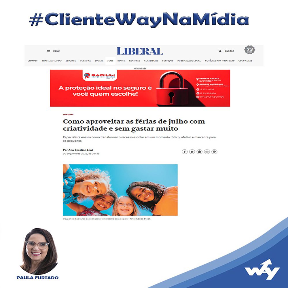 O Liberal: Como aproveitar as férias de julho com criatividade e sem gastar muito