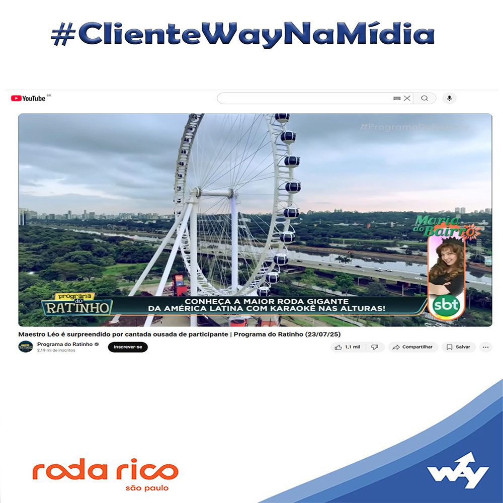 Roda Rico ganha destaque no Programa do Ratinho, que foi ao ar em 23 de julho