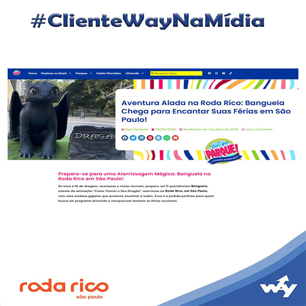 Vem pro Parque: prepare-se para uma aterrissagem mágica na Roda Rico em São Paulo