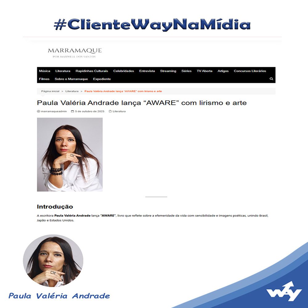 Paula Valéria Andrade lança “AWARE” com lirismo e arte