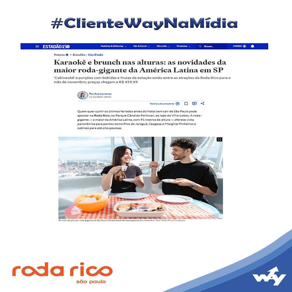 Karaokê e brunch nas alturas: as novidades da maior roda-gigante da América Latina em SP