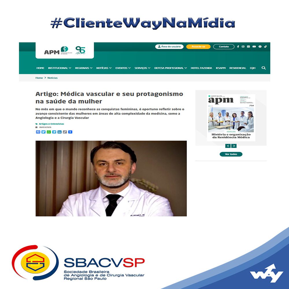 Artigo: Médica vascular e seu protagonismo na saúde da mulher