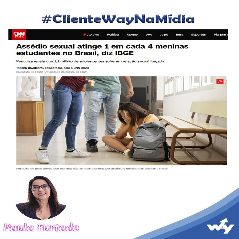 Assédio sexual atinge 1 em cada 4 meninas estudantes no Brasil, diz IBGE