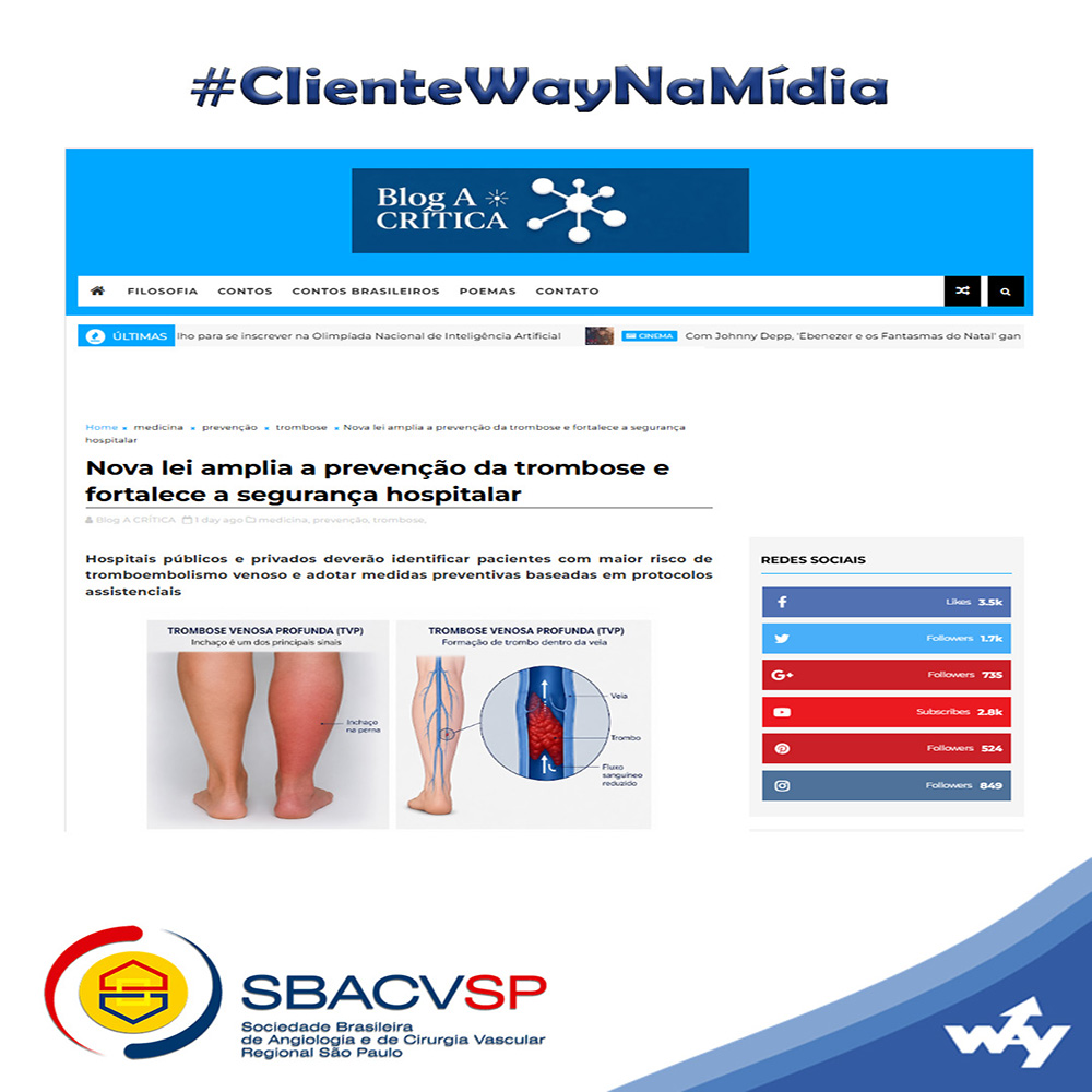 Nova lei amplia a prevenção da trombose e fortalece a segurança hospitalar