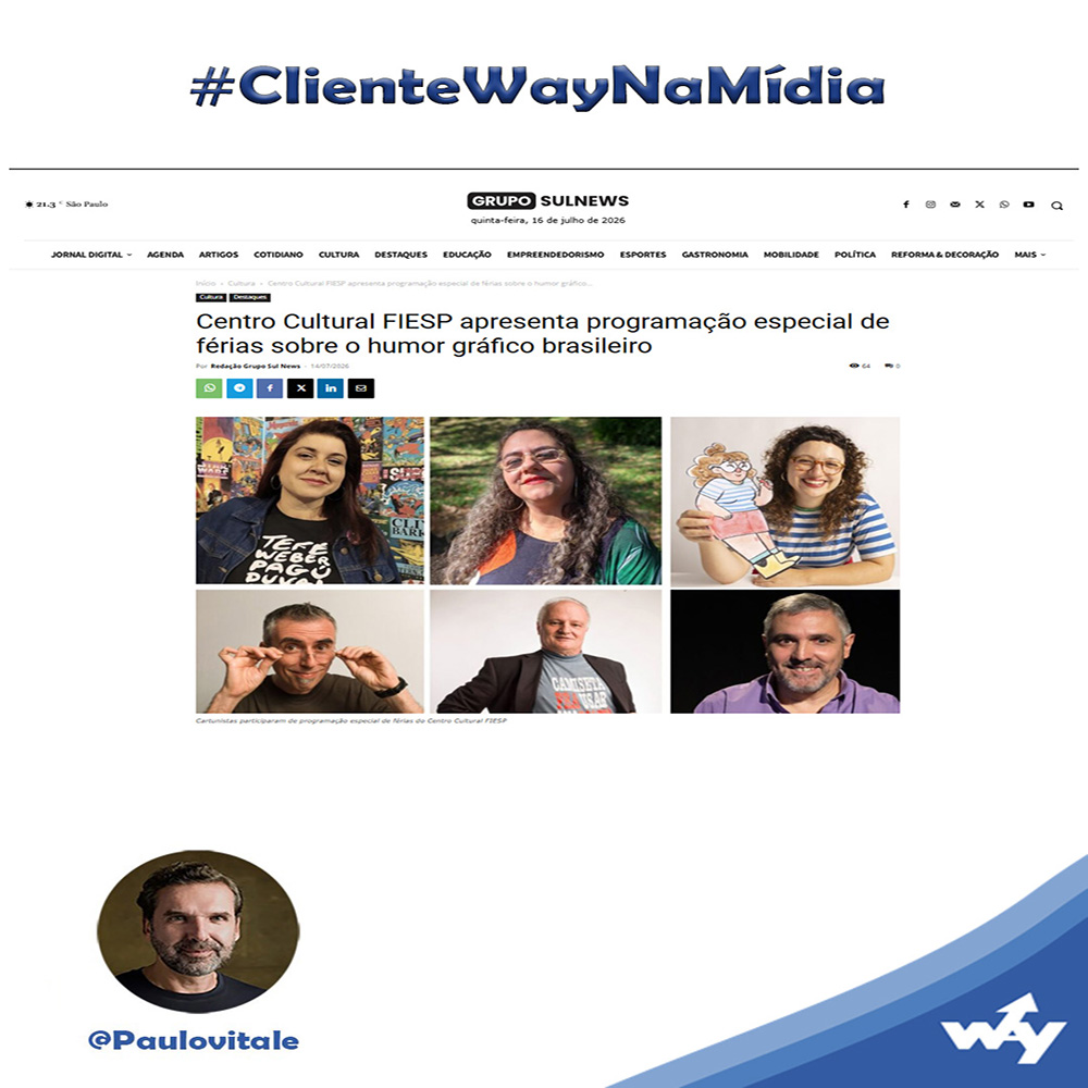 Centro Cultural FIESP apresenta programação especial de férias sobre o humor gráfico brasileiro