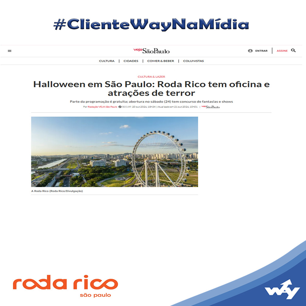 Halloween em São Paulo: Roda Rico tem oficina e atrações de terror